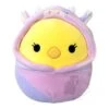 JAZWARES Squishmallow 12 Inch Aimee The Chick In Cow Costume Plush Toy -Owl And Goose Gifts 12aimchi c squishmallow 12 inch aimee the chick in cow costume plush toy 489192