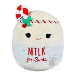 JAZWARES Squishmallow 12 Inch Arlene The Milk For Santa Christmas Plush Toy