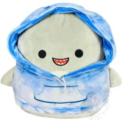 JAZWARES Squishmallow 12 Inch Gordon The Shark Hoodie Squad Plush Toy