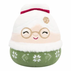 JAZWARES Squishmallow 12 Inch Nicolette The Mrs. Claus With Green Outfit Christmas Plush Toy