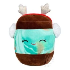 JAZWARES Squishmallow 12 Inch Revna The Mint Ice Cream Sandwich Christmas Plush Toy
