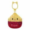 JAZWARES Squishmallow 3.5 Inch Floyd The Fry With Scarf Plush Clip -Owl And Goose Gifts 35flofry 2 squishmallow 35 inch floyd the fry with scarf plush clip 738448