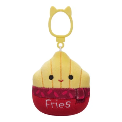 JAZWARES Squishmallow 3.5 Inch Floyd The Fry With Scarf Plush Clip 1 JAZWARES Squishmallow 3.5 Inch Floyd The Fry With Scarf Plush Clip