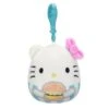 JAZWARES Squishmallow 3.5 Inch Sanrio Food Truck Hello Kitty Plush Clip -Owl And Goose Gifts 35snft hello squishmallow 35 inch sanrio food truck hello kitty plush clip 967927