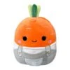 JAZWARES Squishmallow 5 Inch Caroleena The Carrot In Overalls Plush Toy -Owl And Goose Gifts 5carcar a squishmallow 5 inch caroleena the carrot in overalls plush toy 389362