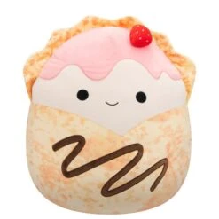 JAZWARES Squishmallow 5 Inch Gasten The Strawberry Crepe Plush Toy