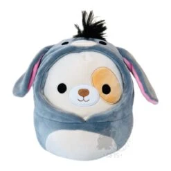 JAZWARES Squishmallow 5 Inch Harris The Dog In Donkey Costume Plush Toy