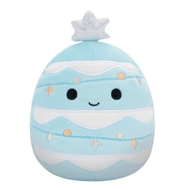 JAZWARES Squishmallow 5 Inch Keiko The Blue Tree Christmas Plush Toy 1 JAZWARES Squishmallow 5 Inch Keiko The Blue Tree Christmas Plush Toy