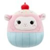 JAZWARES Squishmallow 5 Inch Lala The Cupcake Lamb Easter Plush Toy -Owl And Goose Gifts 5lallam ea squishmallow 5 inch lala the cupcake lamb easter plush toy 830032