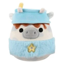 JAZWARES Squishmallow 12 Inch Mustafa The Latte Cow Easter Plush Toy
