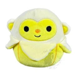 JAZWARES Squishmallow 5 Inch Pierogi The Banana Monkey Plush Toy