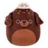 JAZWARES Squishmallow 5 Inch Rico The Brownie Chocolate Lab Plush Toy -Owl And Goose Gifts 5riclab squishmallow 5 inch rico the brownie chocolate lab plush toy 837779