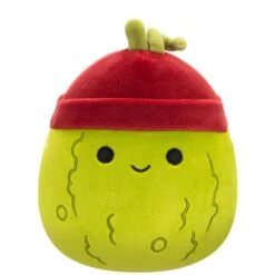 JAZWARES Squishmallow 5 Inch Salim The Pickle With Hat Plush Toy