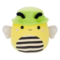 JAZWARES Squishmallow 5 Inch Sunny The Bee With Bucket Hat Plush Toy