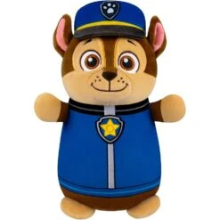 JAZWARES Squishmallow 10 Inch Chase Paw Patrol Hug Mees Plush Toy