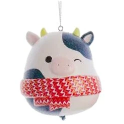 Squishmallow 3" Character Ornament - CONNOR THE COW