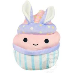 Squishmallow 8 Inch Aligail The Cupcake With Ears Easter Plush Toy