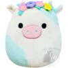 JAZWARES Squishmallow 8 Inch Belana The Cow With Flower Headband Plush Toy 3 JAZWARES Squishmallow 8 Inch Belana The Cow With Flower Headband Plush Toy -Owl And Goose Gifts 8belcow sc squishmallow 8 inch belana the cow with flower headband plush toy 240048