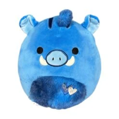 Squishmallow 8 Inch Berjon The Blue Warthog Valentine Plush Toy