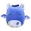 JAZWARES Squishmallow 8 Inch Bessie The Blueberry Bat Plush Toy -Owl And Goose Gifts 8besbat 4040 squishmallow 8 inch bessie the blueberry bat plush toy 431280