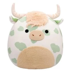 JAZWARES Squishmallow 8 Inch Celestino The Highland Cow Plush Toy