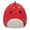 JAZWARES Squishmallow 8 Inch Dolan The Red Dinosaur Plush Toy -Owl And Goose Gifts 8doldin squishmallow 8 inch dolan the red dinosaur plush toy 608377