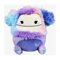 JAZWARES Squishmallow 8 Inch Eden The Bigfoot With Hearts Valentine Plush Toy