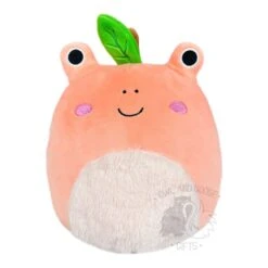 JAZWARES Squishmallow 8 Inch Fatima The Peach Frog Plush Toy