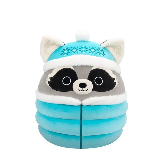 JAZWARES Squishmallow 8 Inch Galci The Raccoon With Puffer Jacket Christmas Plush Toy 1 JAZWARES Squishmallow 8 Inch Galci The Raccoon With Puffer Jacket Christmas Plush Toy