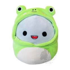 JAZWARES Squishmallow 8 Inch Gordon The Shark In Frog Costume Plush Toy