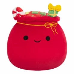 JAZWARES Squishmallow 8 Inch Lowell The Bag Of Toys Christmas Plush Toy