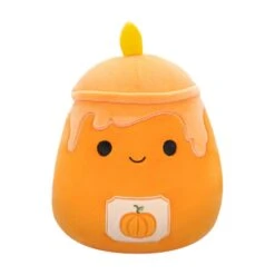 JAZWARES Squishmallow 8 Inch Misha The Pumpkin Candle Plush Toy