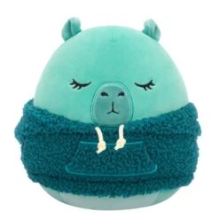 JAZWARES Squishmallow 8 Inch Nastia The Capybara With Hoodie Plush Toy