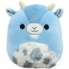 JAZWARES Squishmallow 8 Inch Pell The Blue Goat Plush Toy -Owl And Goose Gifts 8pelgoa f squishmallow 8 inch pell the blue goat plush toy 932987