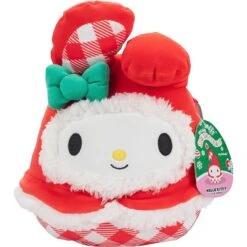 JAZWARES Squishmallow 8 Inch My Melody Christmas Sanrio Plush Toy