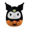 JAZWARES Squishmallow 8 Inch Kuromi Pumpkin Halloween Sanrio Plush Toy -Owl And Goose Gifts 8snh kuromi squishmallow 8 inch kuromi pumpkin halloween sanrio plush toy 310843