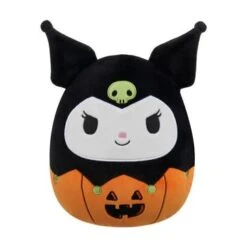 JAZWARES Squishmallow 8 Inch Kuromi Pumpkin Halloween Sanrio Plush Toy