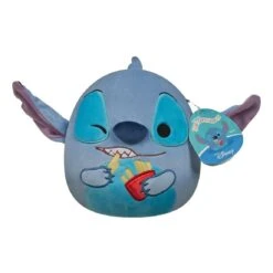 JAZWARES Squishmallow 8 Inch Stitch With French Fries Disney Plush Toy