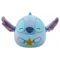 JAZWARES Squishmallow 8 Inch Stitch With Star Disney Plush Toy