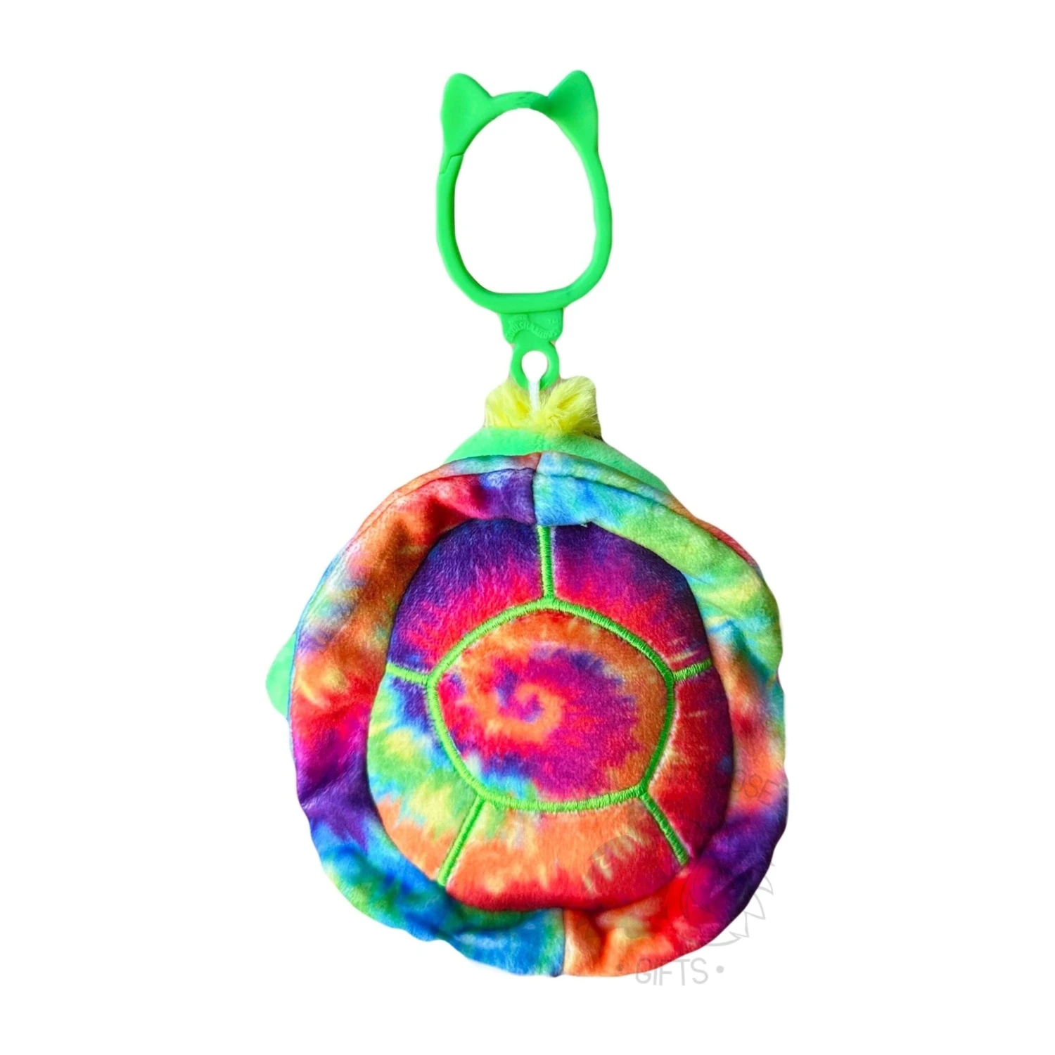 JAZWARES Squishmallow 3.5 Inch Lars The Neon Green Sea Turtle Plush Clip 2 JAZWARES Squishmallow 3.5 Inch Lars The Neon Green Sea Turtle Plush Clip - Image 2