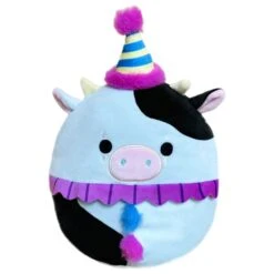 JAZWARES Squishmallow 12 Inch Cillian The Clown Cow Plush Toy