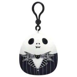 JAZWARES Squishmallow 3.5 Inch Jack Skellington Nightmare Before Christmas Plush Clip
