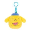 JAZWARES Squishmallow 3.5 Inch Sanrio Tropical Pompompurin Plush Clip