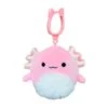JAZWARES Squishmallow 3.5 Inch Archie The Axolotl With Fuzzy Belly Plush Clip -Owl And Goose Gifts squishmallow 35 inch archie the axolotl with fuzzy belly plush clip 813551