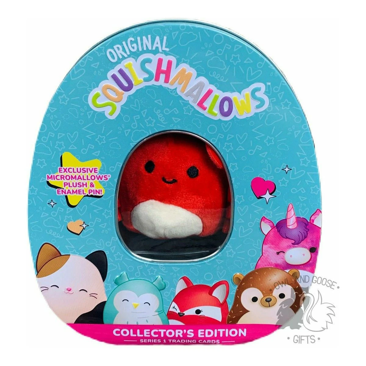 Squishmallow Micro Mallow Carlos The Crab Collector's Tin 1 Squishmallow Micro Mallow Carlos The Crab Collector's Tin