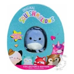 Squishmallow Micro Mallow Stacy The Squid Collector's Tin