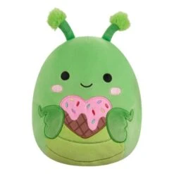 JAZWARES Squishmallow 5 Inch Trenton The Praying Mantis With Heart Ice Cream Valentine Plush Toy