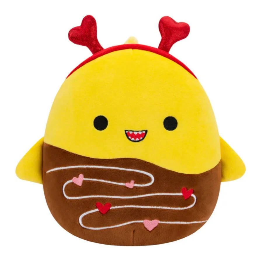 JAZWARES Squishmallow 5 Inch Chandler The Chocolate Dipped Shark Valentine Plush Toy 1 JAZWARES Squishmallow 5 Inch Chandler The Chocolate Dipped Shark Valentine Plush Toy